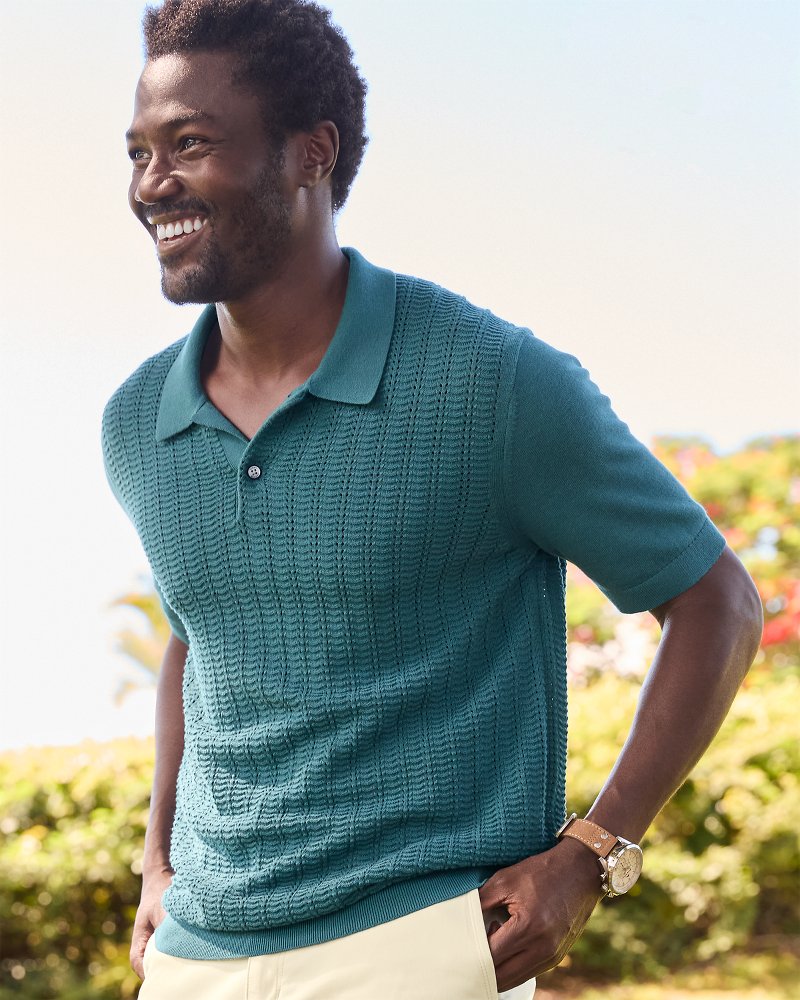 Coolside Sun Bliss IslandZone Polo - Malachite