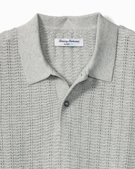 Coolside Sun Bliss IslandZone Polo - Light Grey Heather