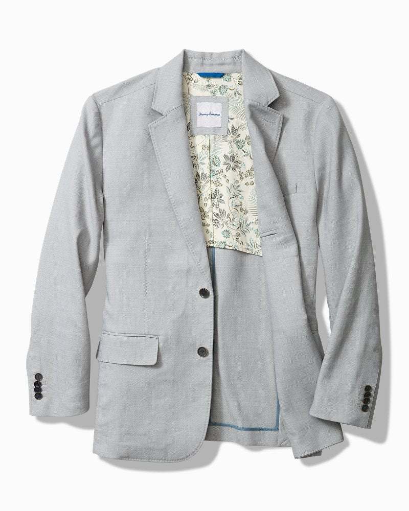 Latigo Beach Linen-Blend Blazer - Bala Shark