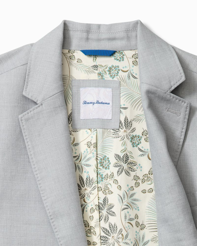 Latigo Beach Linen-Blend Blazer - Bala Shark