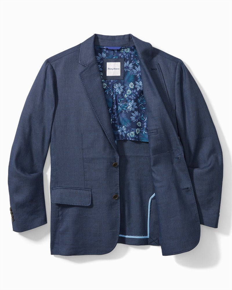 Latigo Beach Linen-Blend Blazer - Navy
