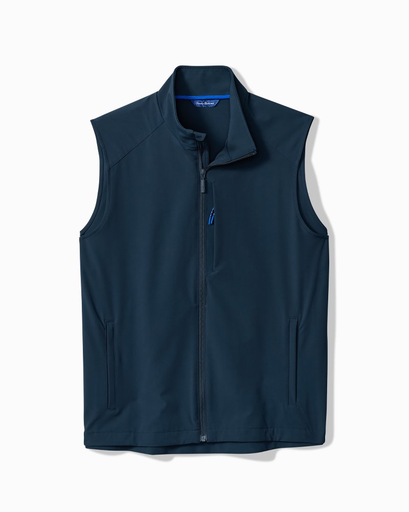 Island Clubhouse Pro Full-Zip Performance Vest - Ocean Deep