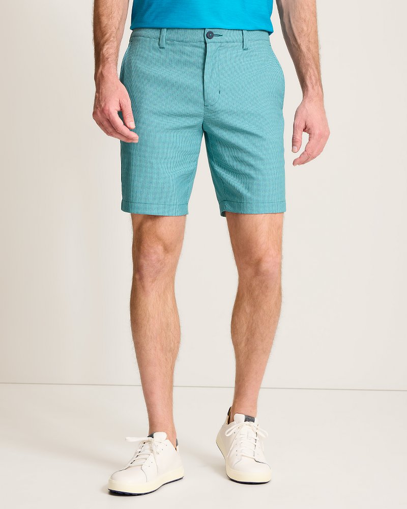 Barbados Pro Vista Check IslandZone 9-Inch Shorts - Seven Seas