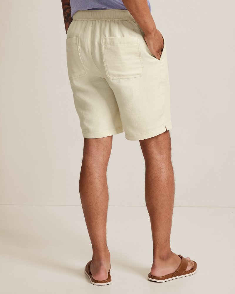 Bora Beach Gauze E-Waist 9-Inch Shorts - Bleached Sand