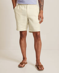 Bora Beach Gauze E-Waist 9-Inch Shorts - Bleached Sand