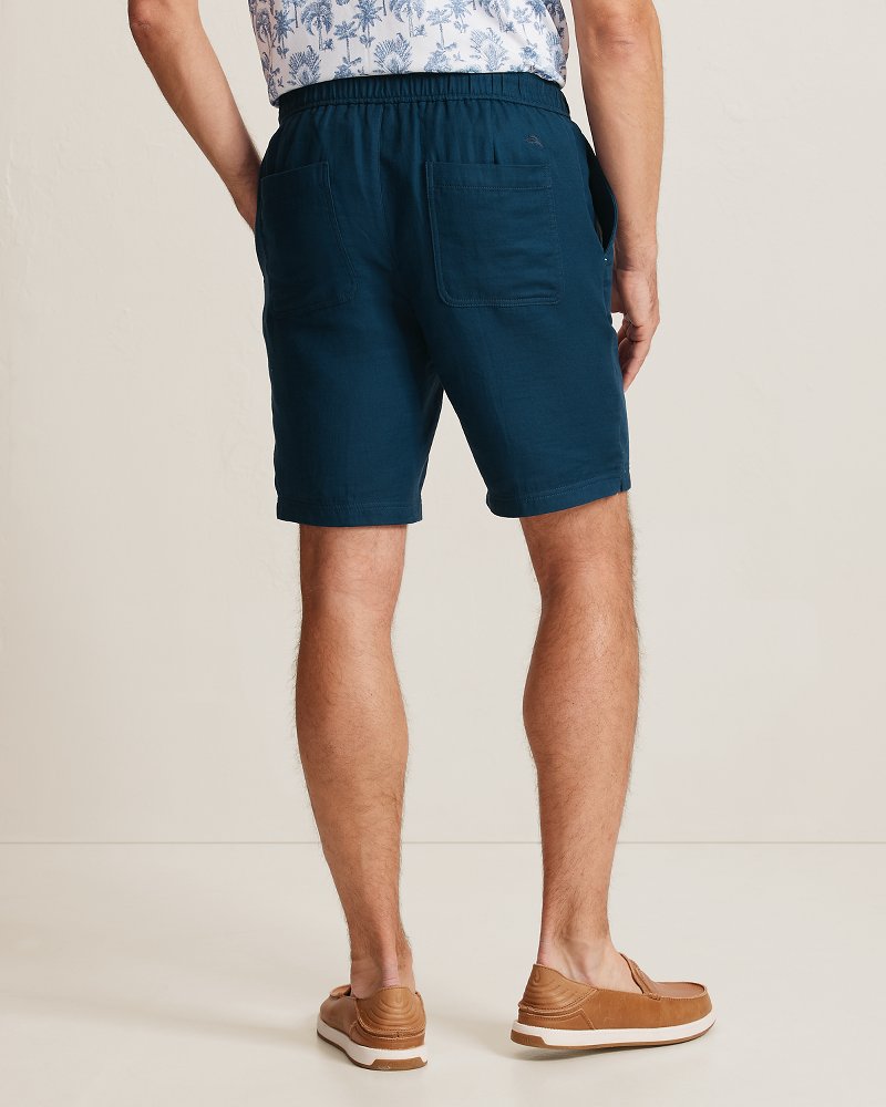 Bora Beach Gauze E-Waist 9-Inch Shorts - Maritime