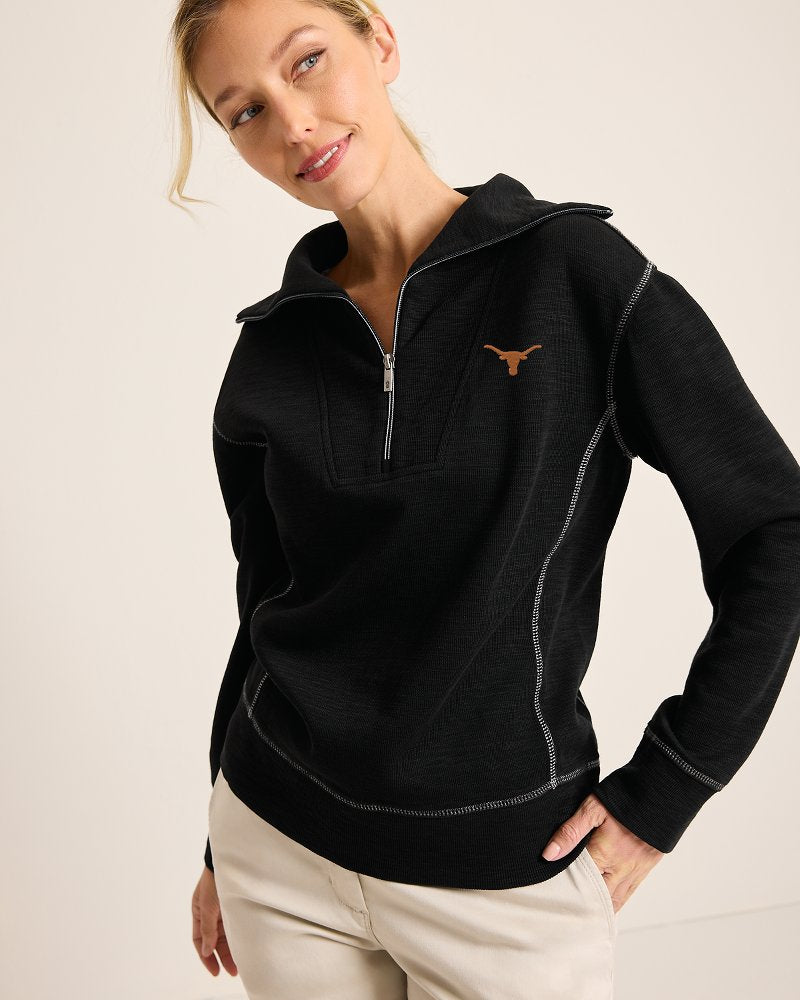 Collegiate Tobago Bay Half-Zip Sweatshirt - Texas