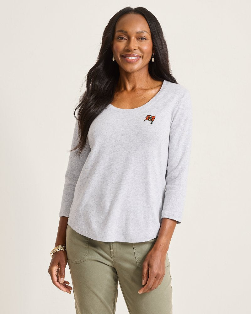 NFL Ashby Isles 3/4-Scoop-Neck T-Shirt - tampa_bay_buccaneers