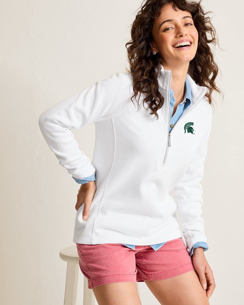 Collegiate Aruba Half-Zip Sweatshirt - michigan_state