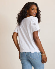 Flora Fresco Lux T-Shirt - White