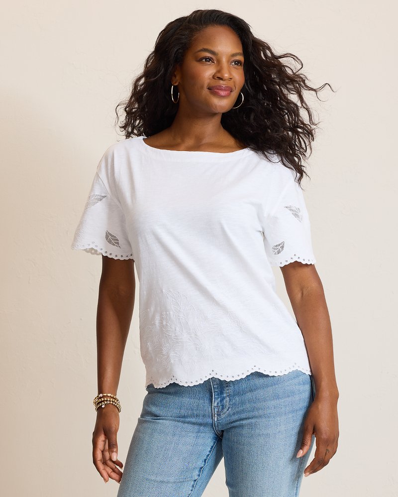 Flora Fresco Lux T-Shirt - White