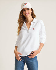 Collegiate Marina Del Mar Popover Top - USC