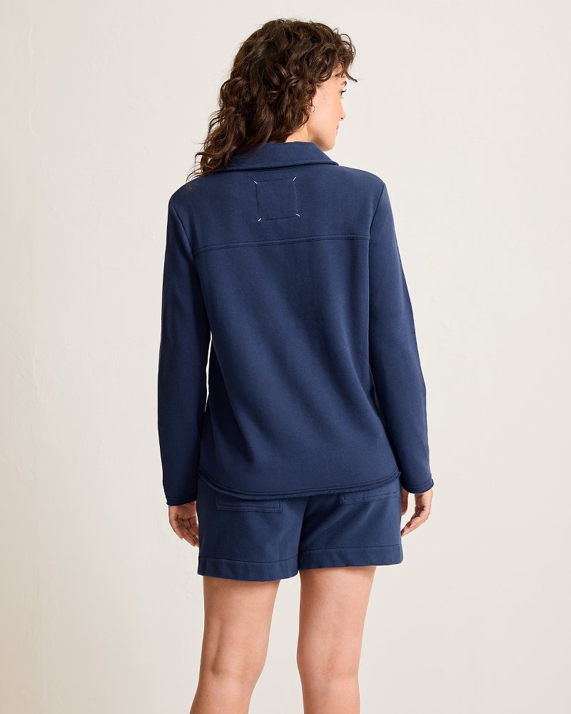 Collegiate Marina Del Mar Popover Top - notre_dame