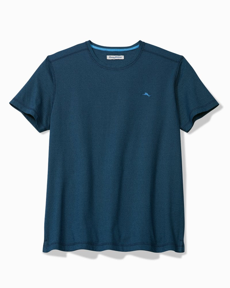 Big &amp; Tall Piqué T-Shirt - Navy