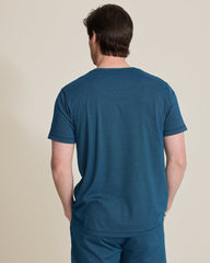 Piqué T-Shirt - Navy