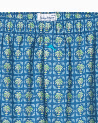 Big &amp; Tall Woven Poplin Print Boxers - Denim