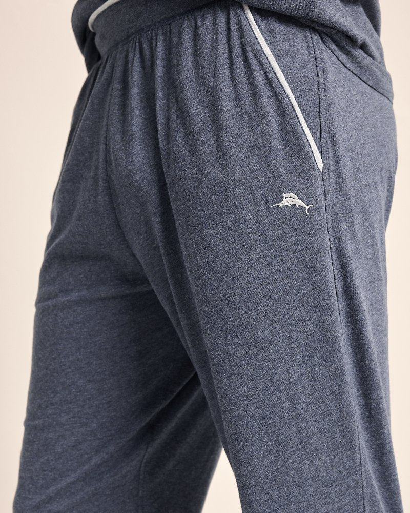 Big &amp; Tall Jersey Lounge Joggers - Heathered Blue