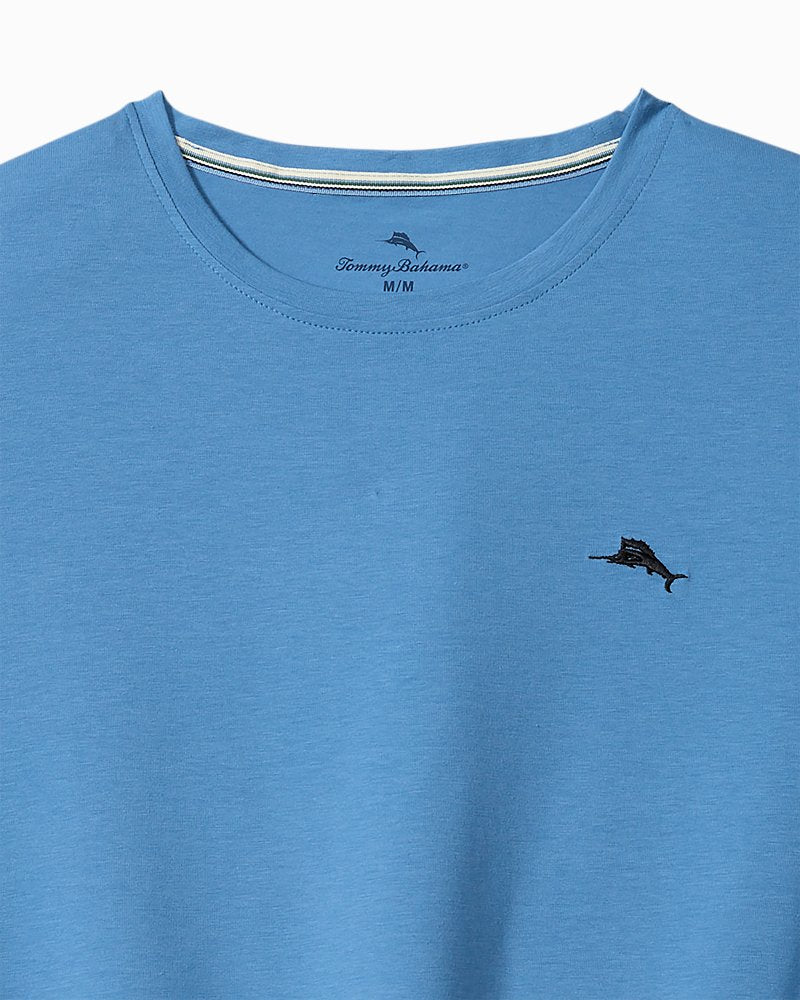 Solid Marlin Jersey Long-Sleeve T-Shirt - Med Blue