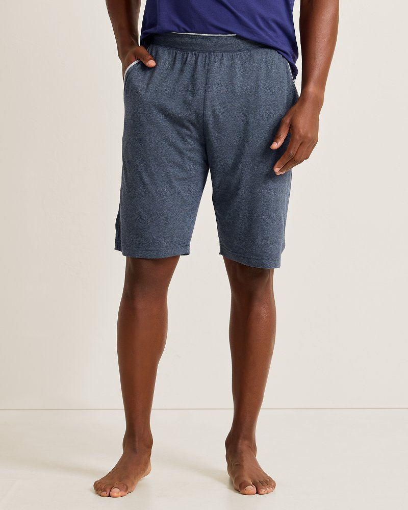 Jersey Lounge Shorts - Heathered Blue