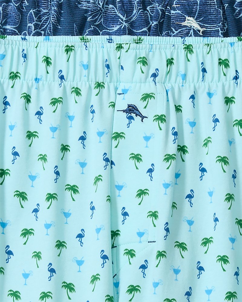 Big &amp; Tall Knit Tropical Paradise Print Boxers - 2-Pack - Oceanfront