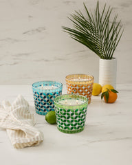 Pineapple Cilantro Mosaic 26.5-oz. 3-Wick Candle - Pineapple Cilantro