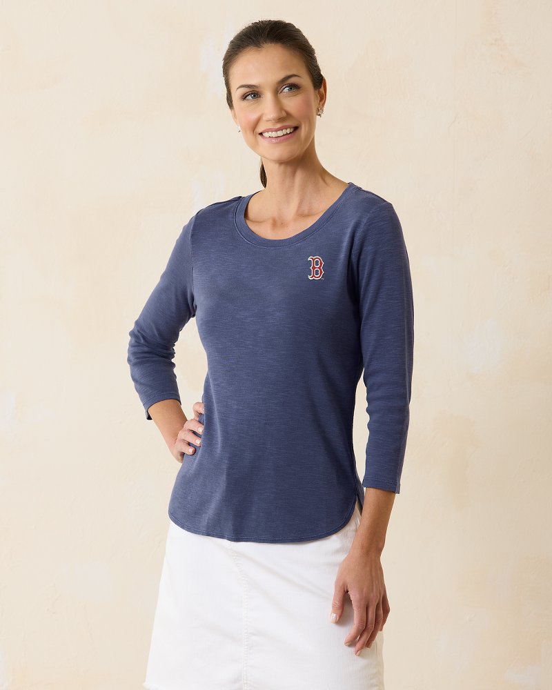MLB Ashby Isles 3/4-Sleeve T-Shirt - boston_red_sox